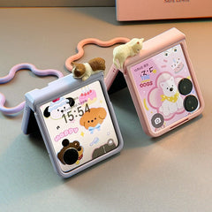 3D Cat Phone Case, Compatible with Samsung Galaxy Z Flip 5 & Samsung Galaxy Z Flip 6