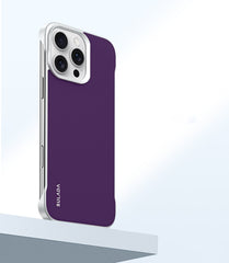 Frameless liquid skin-feeling mobile phone case for Apple 15/16 series