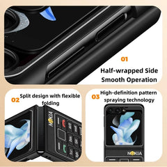 Galaxy Z Flip 3/Galaxy Z Flip 4/Galaxy Z Flip 5/Galaxy Z Flip 6 | Retro Game Console Phone Case