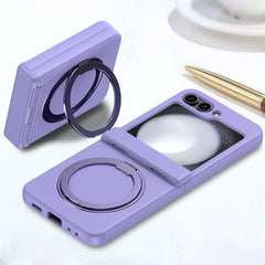 Full Coverage Hinge Shockproof Phone Case For Galaxy Z Flip 3/Galaxy Z Flip 4/Galaxy Z Flip 5/Galaxy Z Flip 6