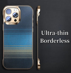 Frameless Aramid Fiber Magnetic Nude Phone Case For iPhone 17 16 15 14 Series