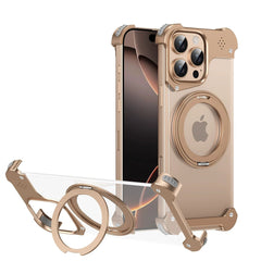 Magnetic Metal 360° Rotating Bracket Case Suitable For iPhone 16/15/14/13 Series