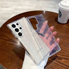 Cute Holographic Heart Phone Case For Samsung Galaxy series