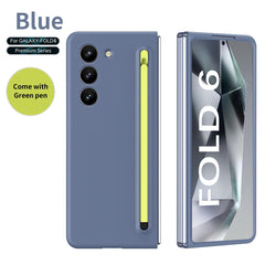New Processes Anti-fingerprint protective case For Galaxy Z Fold 3/Galaxy Z Fold 4/Galaxy Z Fold 5/Galaxy Z Fold 6 S-Pen Case