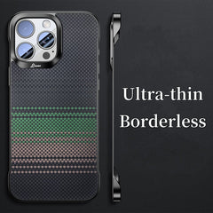 Frameless Aramid Fiber Magnetic Nude Phone Case For iPhone 17 16 15 14 Series