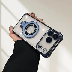 KASCASE Clear Drop-Proof Metal Magnetic Case