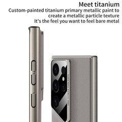 Razr Leather Case For Samsung Galaxy S25 Series and S23 S24 Ultra (Only Case)