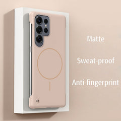 Frameless Matte Magnetic Case for Galaxy S25/S24/S23/S22 – Ultra-Thin & Shockproof