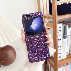 Specially designed for Galaxy Z Flip 3/Galaxy Z Flip 4/Galaxy Z Flip 5/Galaxy Z Flip 6 phone case, flash diamond style, unique appearance