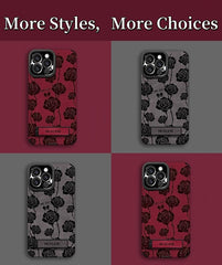 Full Screen Rose Phone Case For iPhone 16/15/14/13/12/11 Series