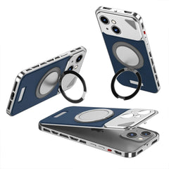 SentimentvalueTM Metal Magnetic Leather Case For iPhone 16/15/14/13 Series
