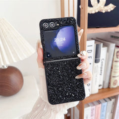 Specially designed for Galaxy Z Flip 3/Galaxy Z Flip 4/Galaxy Z Flip 5/Galaxy Z Flip 6 phone case, flash diamond style, unique appearance