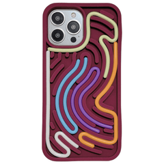 3D Puzzle Creative Cover - Soft Silicone Anti-Stress Case For iPhone 16/15/14/13/12 Series