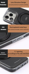 iPhone MagSafe Series | 360° Rotating Stand Leather Case for iPhone16/15/14/13 Series