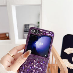 Specially designed for Galaxy Z Flip 3/Galaxy Z Flip 4/Galaxy Z Flip 5/Galaxy Z Flip 6 phone case, flash diamond style, unique appearance