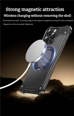 Magnetic Metal 360° Rotating Bracket Case Suitable For iPhone 16/15/14/13 Series