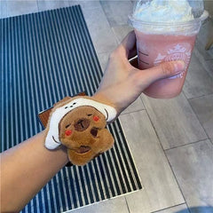 Capybara Wristband Phone Case for Galaxy Z Flip 3/Galaxy Z Flip 4/Galaxy Z Flip 5/Galaxy Z Flip 6