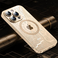 Technology Circuit Board Phone Case For iPhone 16 15 14 13 12 11 Serise