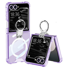 Galaxy Z Flip 3/Galaxy Z Flip 4/Galaxy Z Flip 5/Galaxy Z Flip 6 | Magsafe Clear Airbag Ring Phone Case