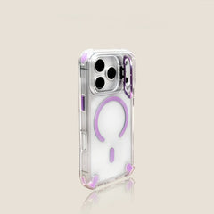 iPhone 17 Series Four-Corner Shockproof Magnetic Lens Case