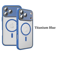 Frosted Semi-Transparent Magnetic Case with Large Window