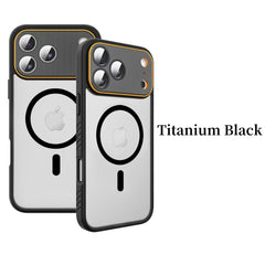 Frosted Semi-Transparent Magnetic Case with Large Window