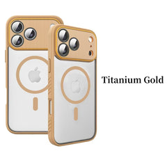 Frosted Semi-Transparent Magnetic Case with Large Window