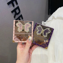 Chic Butterfly Stand Case For Galaxy Z Flip 3/Galaxy Z Flip 4/Galaxy Z Flip 5/Galaxy Z Flip 6 , Lightweight Elegance