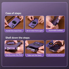 Magnetic Power Safety Metal Phone Case