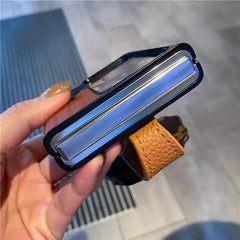 Lion Wristband Phone Case for Galaxy Z Flip 3/Galaxy Z Flip 4/Galaxy Z Flip 5/Galaxy Z Flip 6