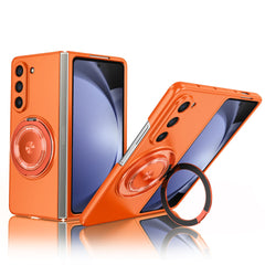 Ultra-thin Shockproof Protective Case With Magnetic Ring Holder For Galaxy Z Fold 7/6/5/4/3