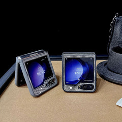 Shiny Diamond Cube Phone Case For Galaxy Z Flip 3/Galaxy Z Flip 4/Galaxy Z Flip 5/Galaxy Z Flip 6