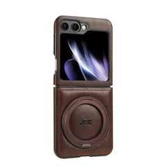 Galaxy Z Flip 3/Galaxy Z Flip 4/Galaxy Z Flip 5/Galaxy Z Flip 6 | 360° Rotating Stand Leather Case