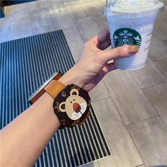 Lion Wristband Phone Case for Galaxy Z Flip 3/Galaxy Z Flip 4/Galaxy Z Flip 5/Galaxy Z Flip 6