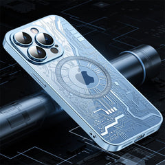 Technology Circuit Board Phone Case For iPhone 16 15 14 13 12 11 Serise