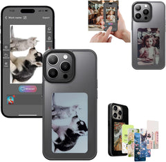 Ink Screen iPhone Case Apple IPhone15 Promax High-end Frosted All-inclusive Protective Cover Nfc Personalized Screen Projection