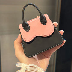 Luxury Leather Handbag Flip Phone Case For Galaxy Z Flip 7/6/5/4/3 with Crossbody Lanyard