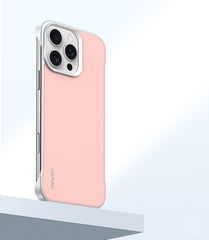 Frameless liquid skin-feeling mobile phone case for Apple 15/16 series