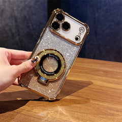 Electroplated Glitter Airbag Magnetic Stand Case