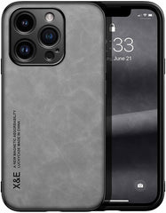 Sheepbuck leather magnetic mobile phone case for iPhone, shockproof, non-slip and ultra-light