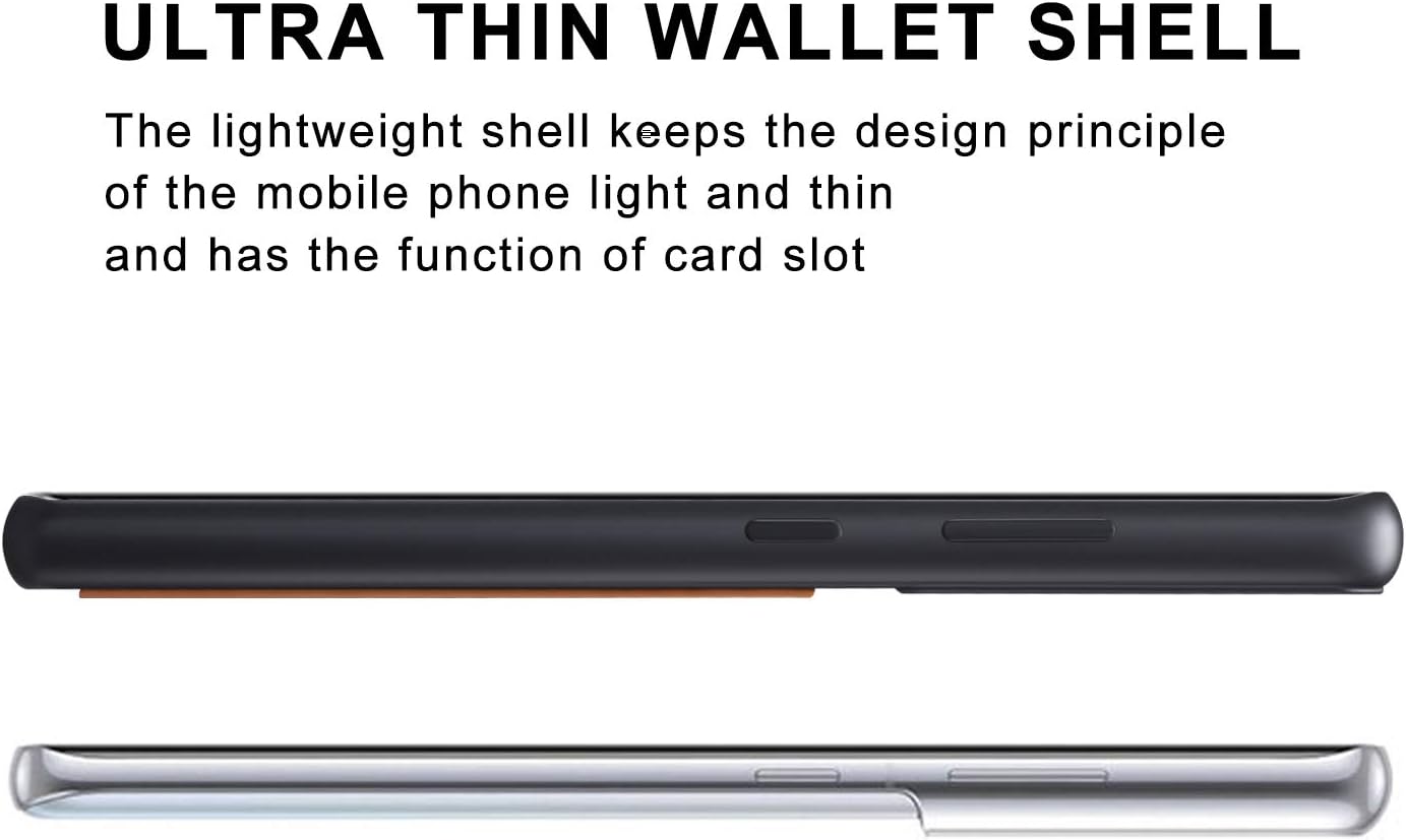 Leather Card Pocket Wallet Phone Case for Samsung Galaxy S20/S21/S22/S23/S24 Series