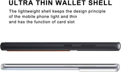 Leather Card Pocket Wallet Phone Case for Samsung Galaxy S20/S21/S22/S23/S24 Series