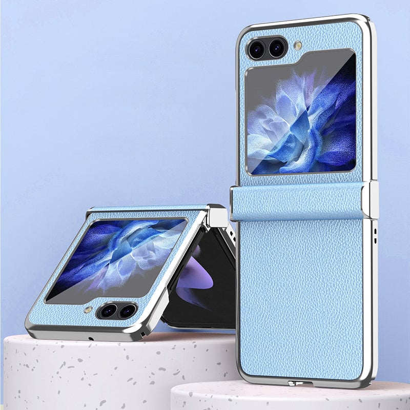 Galaxy Z Flip 3/Galaxy Z Flip 4/Galaxy Z Flip 5 | Luxurious Leather Case