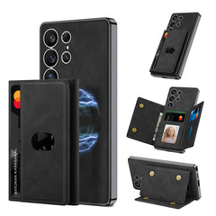 Magnetic Split Wallet Case For Galaxy S25 Ultra