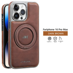 iPhone MagSafe Series | 360° Rotating Stand Leather Case for iPhone16/15/14/13 Series