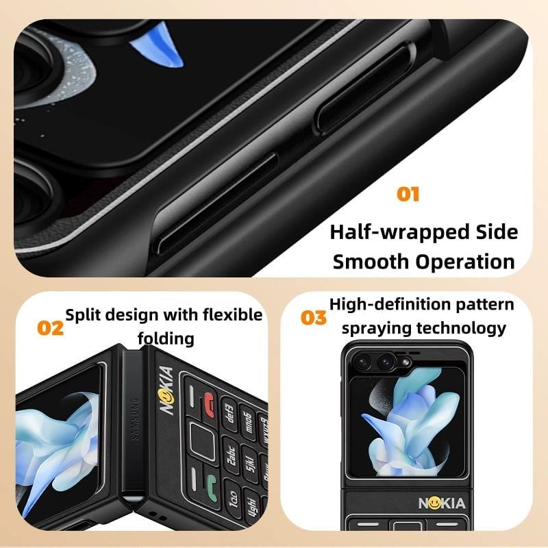 Galaxy Z Flip 3/Galaxy Z Flip 4/Galaxy Z Flip 5/Galaxy Z Flip 6 | Retro Game Console Phone Case