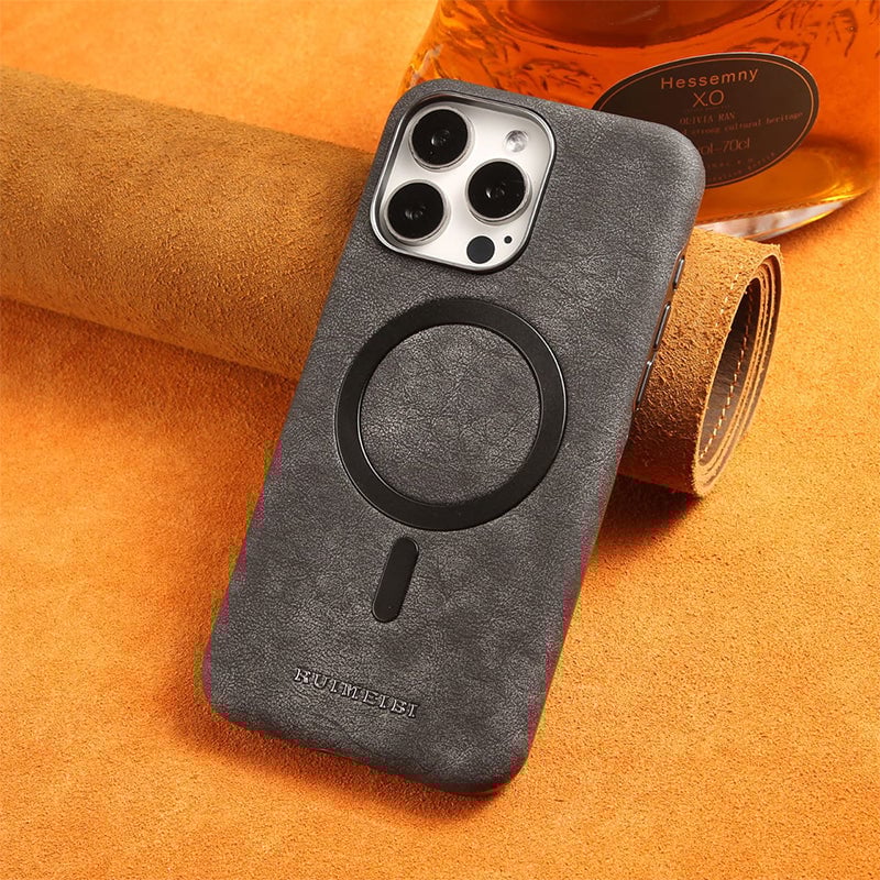 Matte Premium Leather iPhone Case