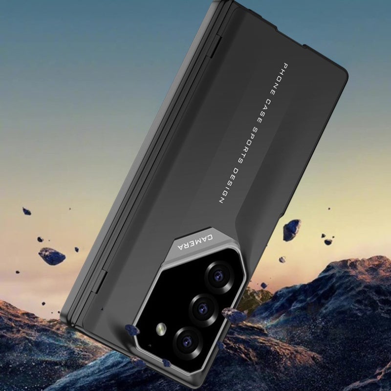 Shell-Film Integrated Magnetic Folding Hinge Phone Case For Galaxy Z Fold 4/Galaxy Z Fold 5/Galaxy Z Fold 6