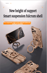 SentimentvalueTM Metal magnetic 360° Bracket Mobile Phone Case Suitable For iPhone 16 Pro/ iPhone 16 ProMax