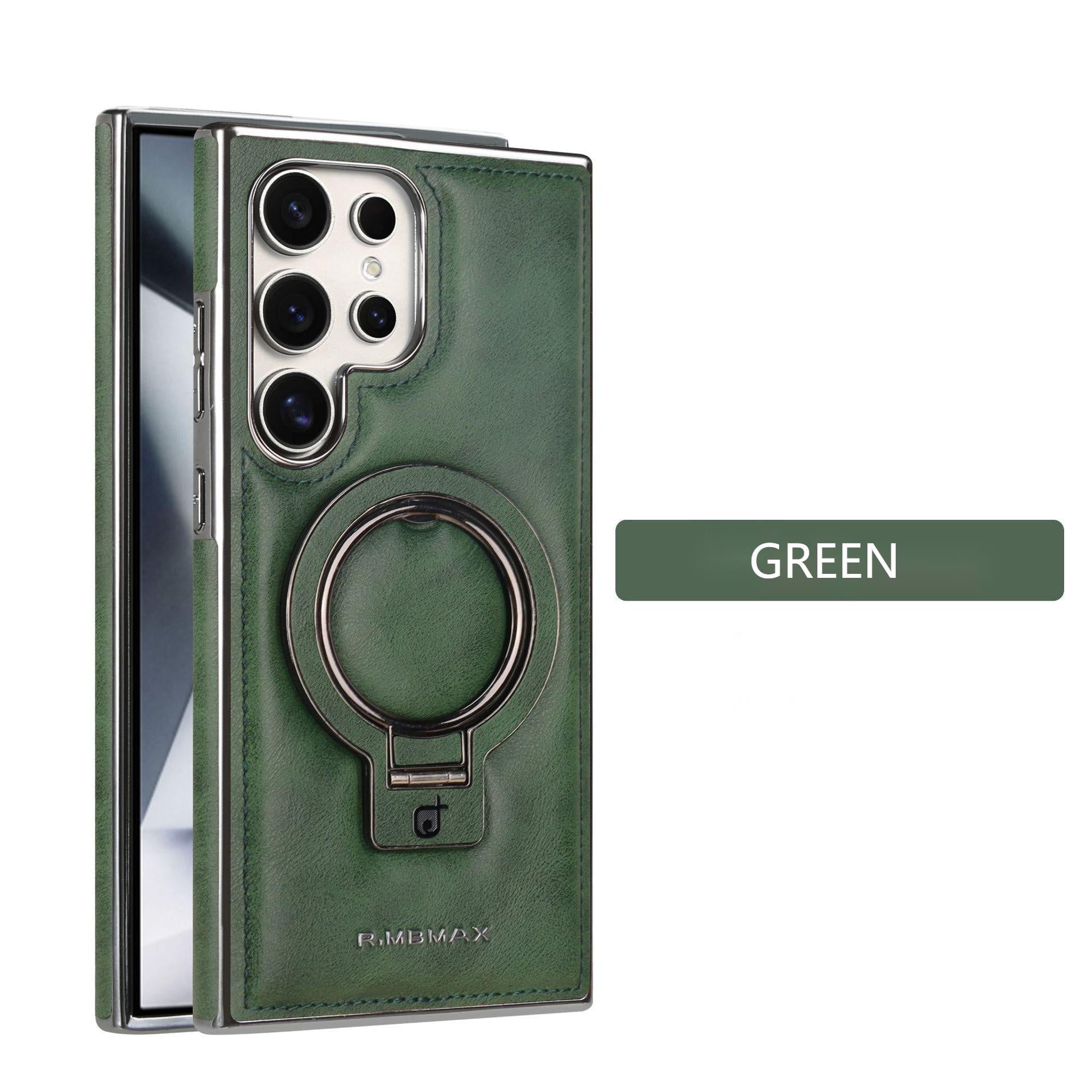 For Samsung Galaxy S23 Series Business Magnetic Anti-fall Bracket Protective Case